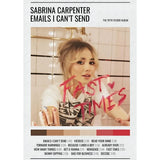 Singer Sabrina Carpenter portrait Wall Art Prints Waterproof Home Decor