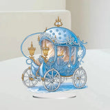 5D DIY Diamond Painting Special Shape Drill Desk Ornament "Crystal Carriage"