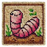 Latch hook DIY rug kit preprinted " 30 Various patterns " approx 30x30