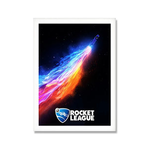 Wall Art Canvas Prints Rocket League Video Game Poster Room Decor