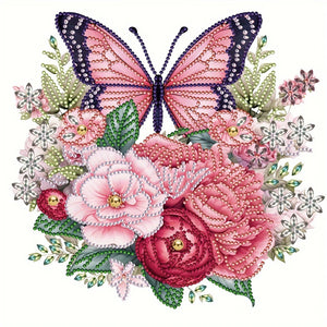 5D DIY Partial Special Shaped Drill Diamond Painting "Butterfly"