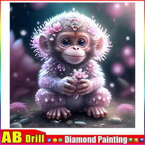 5D DIY Diamond Painting Kits -Full Square / Round Drill "Cute Baby Animals"