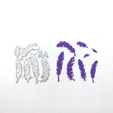 Feather Metal Metal Cutting Dies for Scrapbooking  Paper Cards