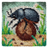 Latch hook DIY rug kit preprinted " 30 Various patterns " approx 30x30