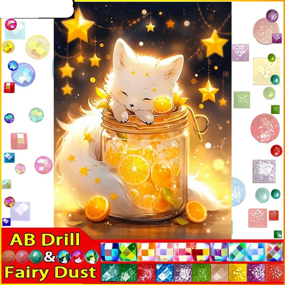 5D DIY Diamond Embroidery Full Square/round  Fairy Dust AB Diamond Painting 