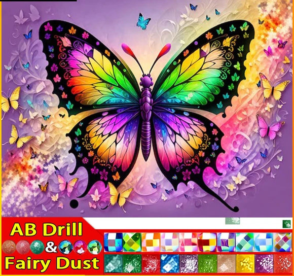 5D DIY Diamond Embroidery Full Square/round Fairy Dust AB Full diamond Painting 