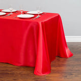 1pcs Satin Tablecloth Modern Table Decor for Christmas Wedding Party set 2