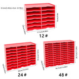 12/24/48 pcs Tray + 1Pcs Storage Rack Slots suit 5D DIY Diamond Painting