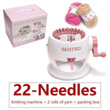 22/40/48 needle Hand Knitting Machine Loom with Row Counter for  Scarf Beanie Socks