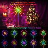 Smart LED Light Strip DIY Firework Remote Bluetooth Festoon Christmas Lights