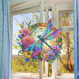 5D DIY Diamond Painting Special Shape Drill Art Hanging Ornament "Crystal Dragonfly"