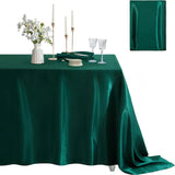 Rectangle Satin Tablecloth Wedding party Birthday Events