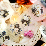 65mm*3m Flowers Tapes Waterproof PET Aesthetic Stationery DIY Diary Journal Scrapbooking