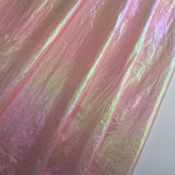 Laser Pearlescent Fabric Colorful Gradient Metallic  Sewing Fabric 50cmX150cm