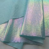 Laser Pearlescent Fabric Colorful Gradient Metallic  Sewing Fabric 50cmX150cm