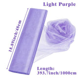 Laser Tulle Fashion Fluorescent Organza Fabrics Shiny