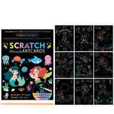 Children Scratch Art Painting Set Magic Rainbow Colors for children