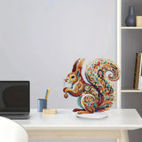 5D DIY Diamond Painting Special Shape Desk Ornament "Squirrel"