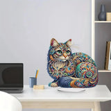 Diamond Painting Special Shape Drill 5D DIY Desk Ornament "Cat"