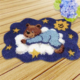 Latch hook DIY rug kit preprinted " 23 various patterns" sizes vary