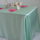 Reusable Satin Tablecloth Wedding Marriage Party Decoration Polyester Table Cloth Set B