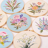 DIY Flower Embroidery Starter Kit for Beginner