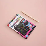 Rainbow Art Paper Rainbow Scratch Paper Children's Art Book