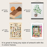 1PC Magnetic Wooden Picture Hanger Frames for Poster - Wall Art