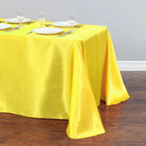 145x275cm Rectangle Tablecloth for Wedding  Party Dining Satin Table Cloth