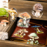 20Pcs Mushroom Collector Stickers Junk Journal DIY scrapbooking