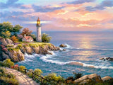 5D diamond embroidery painting full round/ square "Lighthouses"