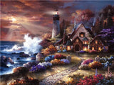 5D diamond embroidery painting full round/ square "Lighthouses"