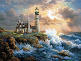 5D diamond embroidery painting full round/ square "Lighthouses"