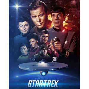 5D diamond embroidery painting full round/ square "Star Trek - Original crew"