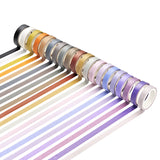 60 Pcs/Set Basic Solid Color Washi Tape Scrapbook Diary Stationery
