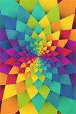 5D DIY Diamond Art Painting Kits -Full Square / Round Drill  "Colorful abstract mandala"