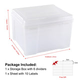 Double Sided Strong Magnetic Sheets, Plastic Storage Envelopes and Clear Craft Storage Box for Storing Scrapbooking  Craft Dies