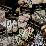 30Pcs Magician's Attic Retro Sticker Pack Washi Paper Junk Journaling