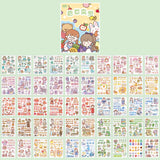 50 Sheets Colourful Dream Series stickers Scrapbooking DIY  journal