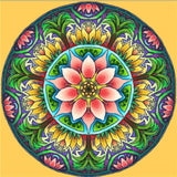 5D DIY Diamond Art Painting Kits -Full Square / Round Drill  "Mandala flower"
