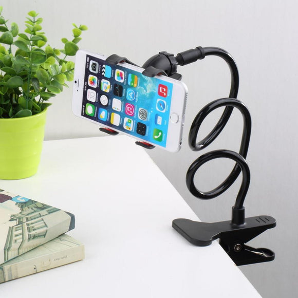 Universal Lazy Mobile Phone Gooseneck Stand Holder  suit Bed Desk Table