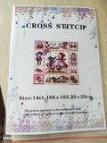 Counted unprinted cross stitch patterns - Landscapes and animals14-28CT set B