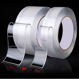 1/2/3/5M Nano Tape Double Sided Transparent Reusable Waterproof Adhesive Tape