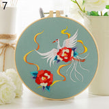 DIY Embroidery kits with Hoop "Chinese Flowers  Kit"