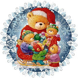 5D diamond embroidery painting full round/ square " Christmas scenes"
