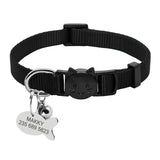 Cat Collars Quick Release Personalized name tag - Collar with Bell