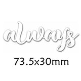 Quotes- Words Metal Cutting Dies for DIY Craft Making Card Scrapbooking