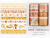 10pcs sea and forest series Washi Tape Diy Scrapbooking Journals