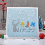 3PCS Snowflake Layering Stencil for Christmas Background cards