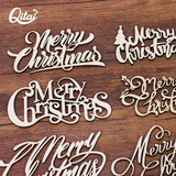 Wooden Letter Merry Christmas 6styles DIY Scrapbooking Paper Card Craft
